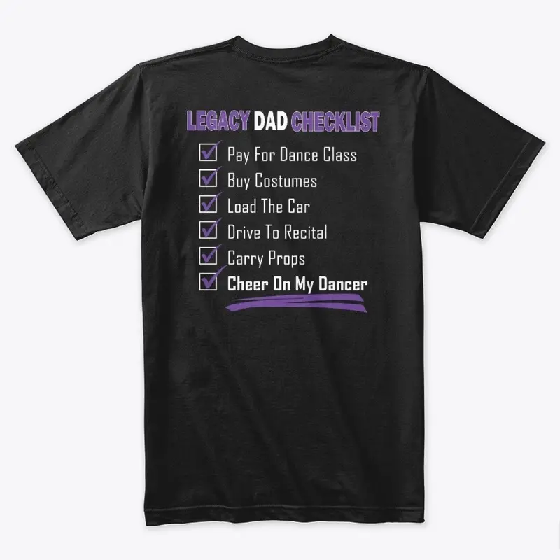 Legacy Dad Checklist Shirt